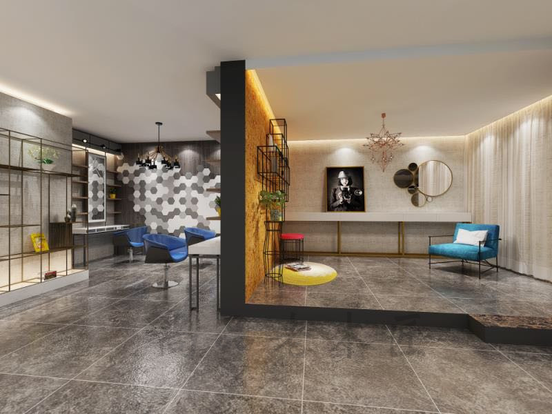 顧客體驗(yàn)區(qū)-成都理發(fā)店裝修設(shè)計(jì)